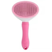 self cleaning pet brush — front view
