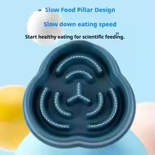slow feeder bowl for dogs — in use with pet